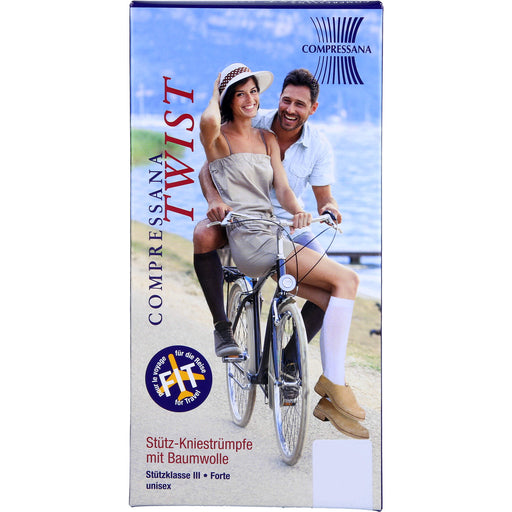 COMPRESSANA TWIST STÜTZKNIESTR.M.BW 5 44-46SCHWARZ, 2 St 