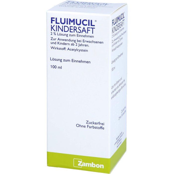 Zambon Fluimucil Kindersaft 2% Lösung, 100 ml Solution