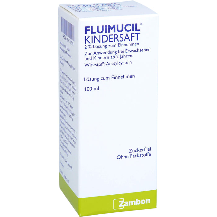Zambon Fluimucil Kindersaft 2% Lösung, 100 ml Solution