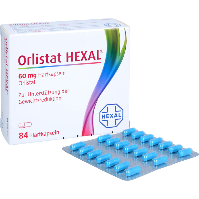 Orlistat HEXAL 60 mg Hartkapseln, 84 pc Capsules