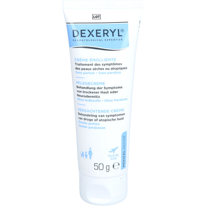 DEXERYL Pflegecreme bei trockener Haut und Neurodermitis, 50 g Cream