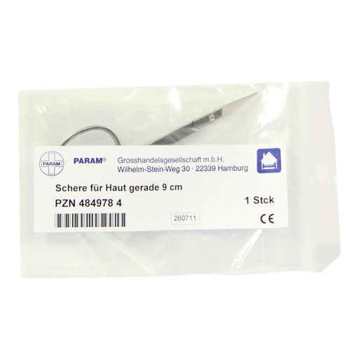PARAM Schere für Haut gerade 9 cm, 1 St. Schere