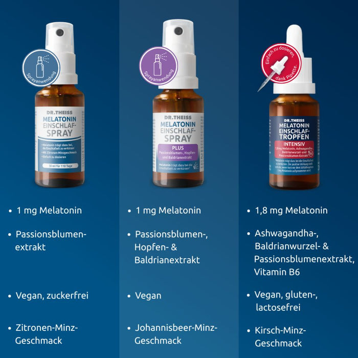 DR. THEISS Melatonin + Magnesium, Schlaf-Muskel-Komplex, 30 St. Beutel