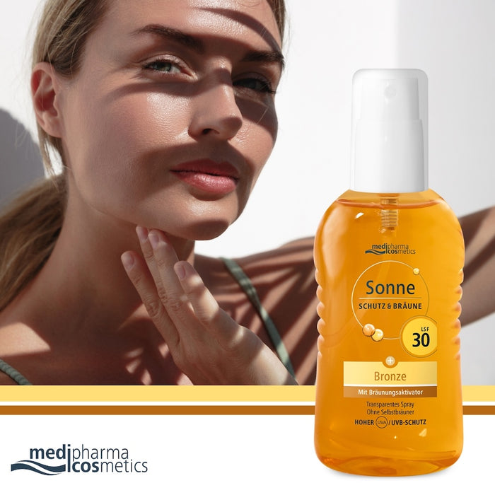 Sonne Schutz & Bräune Bronze LSF 30, 200 ml Spray