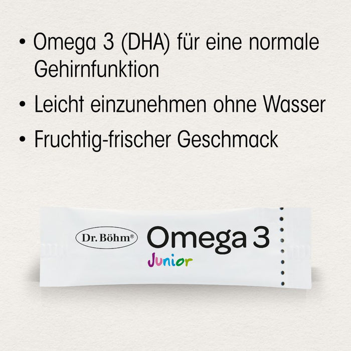 Dr. Böhm Omega 3 Junior, 30 pcs. Sachets