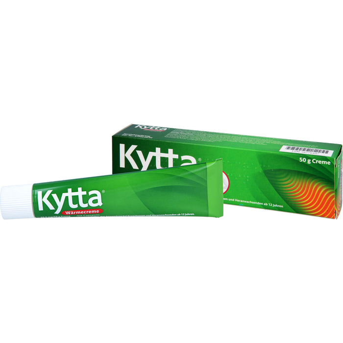 Kytta Wärmecreme mit Capsaicin gegen Muskelschmerzen & Verspannungen, 50 g Cream