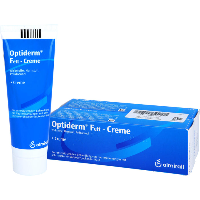 Optiderm Fettcreme bei sehr trockener und/oder juckender Haut, 100 g Creme