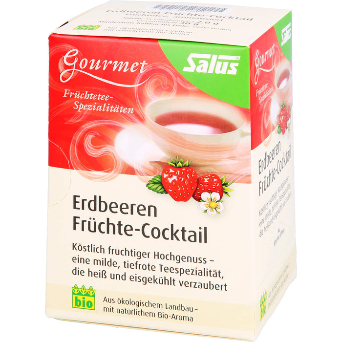 Salus Gourmet Tee Erdbeeren Früchtecocktail, 15 pcs. Filter bag