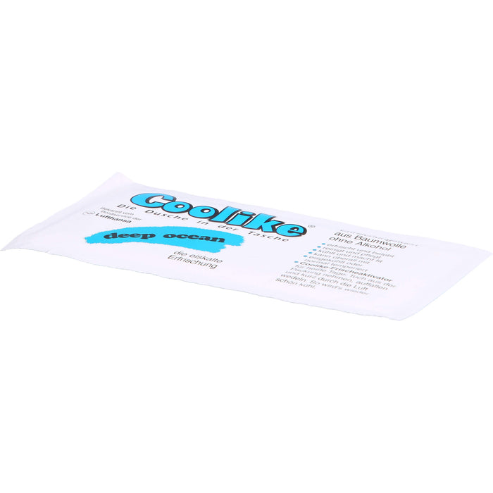 Coolike Erfrischungstuch aus Baumwolle Duftnote deep ocean, 5 pcs. Cloths