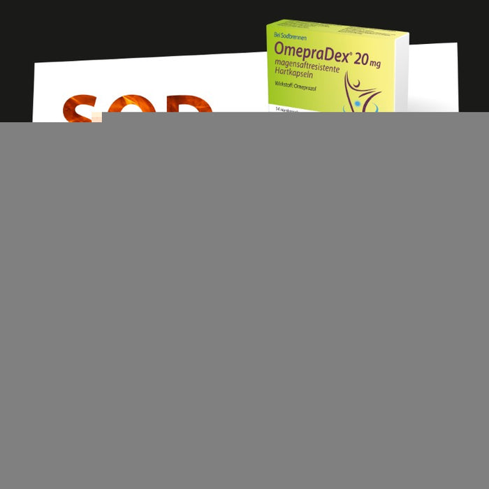 OmepraDex 20 mg magensaftresistente Hartkapseln, 14 St. Kapseln