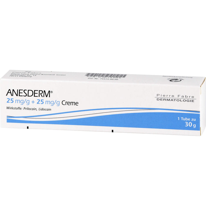ANESDERM 25 mg/g + 25 mg/g Creme, 30 g Cream