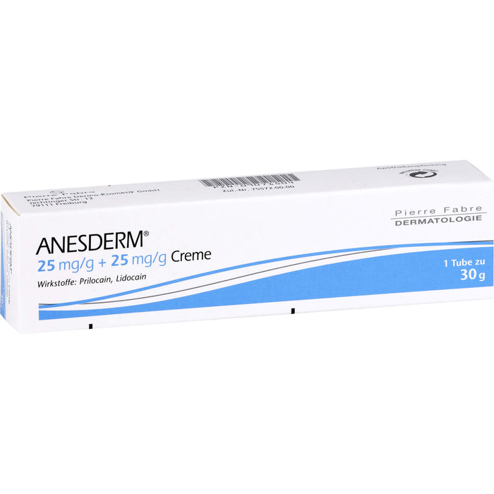 ANESDERM 25 mg/g + 25 mg/g Creme, 30.0 g Creme