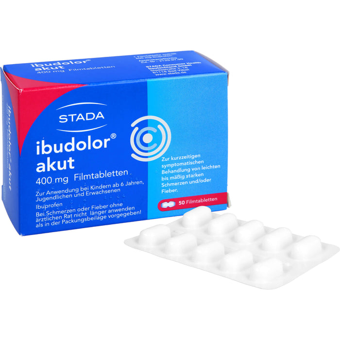 ibudolor akut 400 mg Filmtabletten, 50 pcs. Tablets