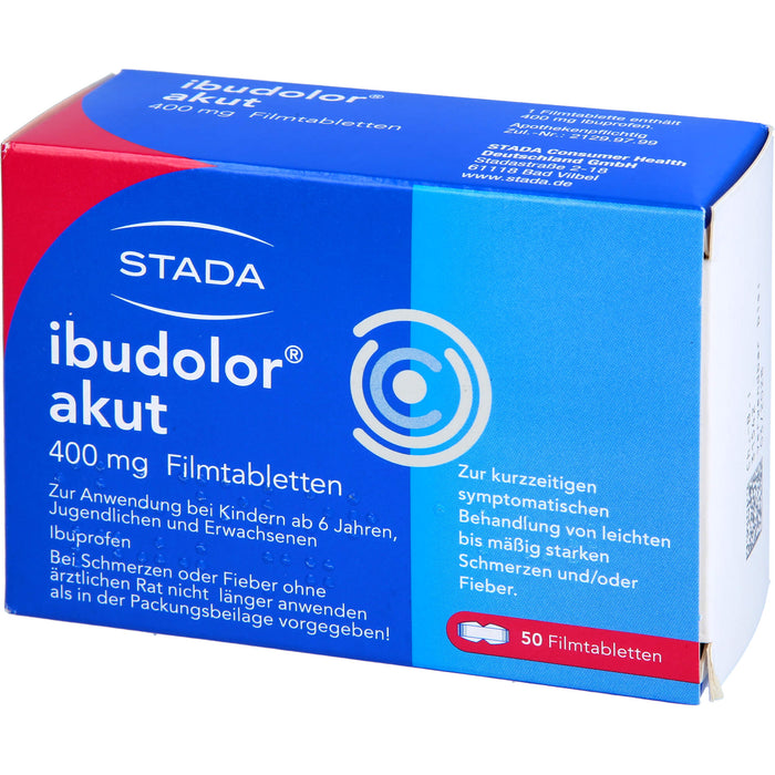 ibudolor akut 400 mg Filmtabletten, 50 pcs. Tablets
