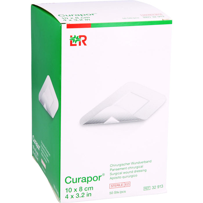 CURAPOR Wundverband 10 x 8 cm steril, 50 St VER