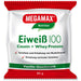 MEGAMAX Nutrition Eiweiß 100 Pulver Vanille-Geschmack, 30 g Pulver