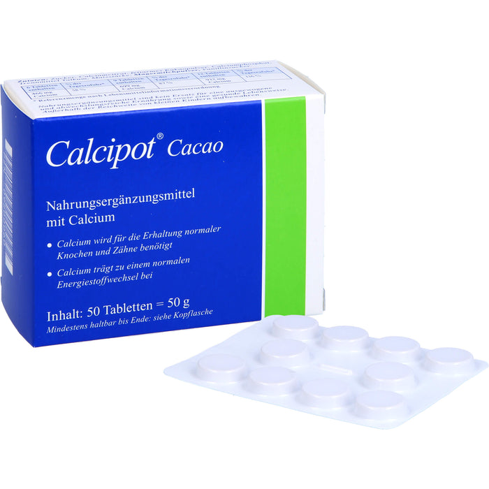 Calcipot Kautabletten, 50 pc Tablettes