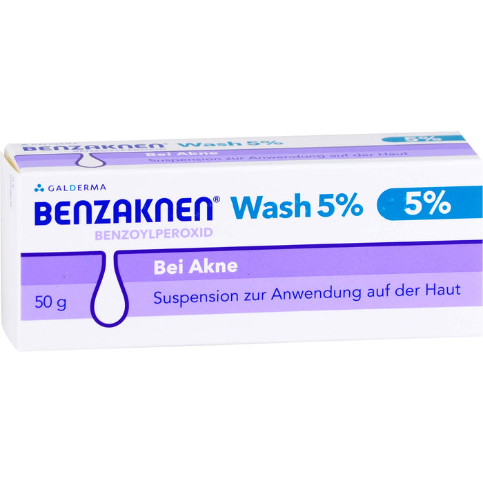 BENZAKNEN Wash 5 % Suspension bei Akne, 50 g Solution