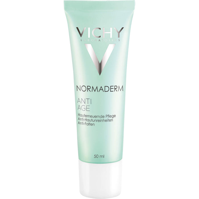 VICHY Normaderm Anti-Age hauterneuernde Pflege, Anti-Hautunreinheiten und Anti-Falten, 50 ml Crème
