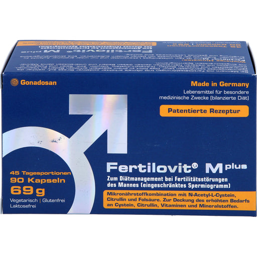 Fertilovit M Plus Kapseln bei Fertilitätsstörungen des Mannes, 90 St. Kapseln