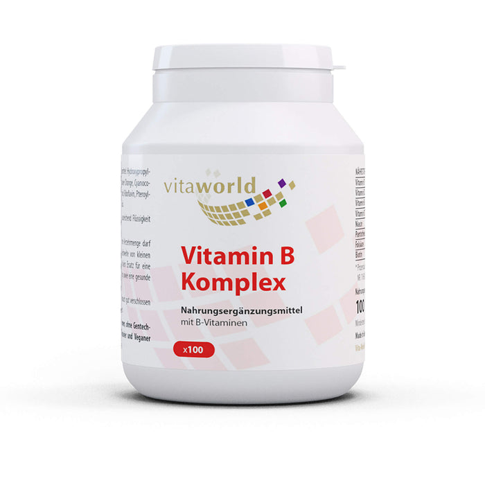 Vitaworld Vitamin B Komplex Kapseln, 100 St. Kapseln