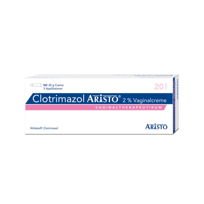 Clotrimazol ARISTO 2 % Vaginalcreme, 20 g Crème