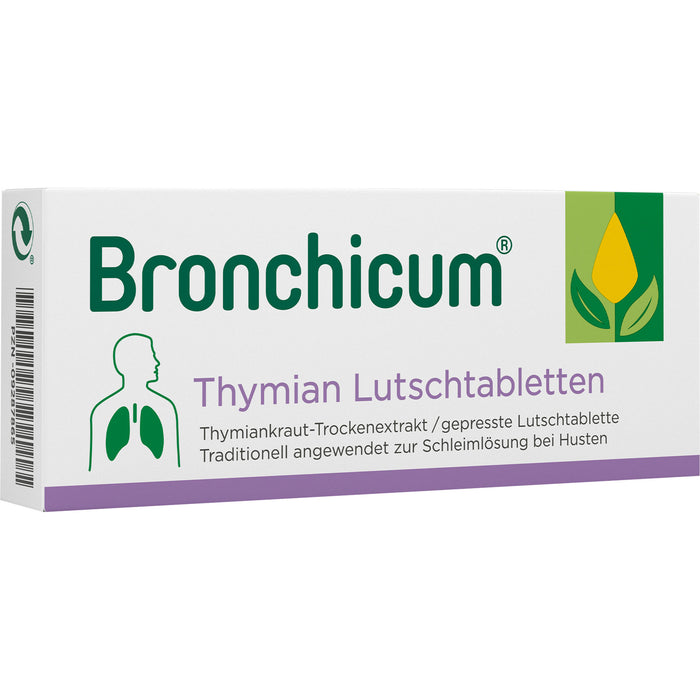 Bronchicum Thymian Lutschtabletten, 20 pc Tablettes