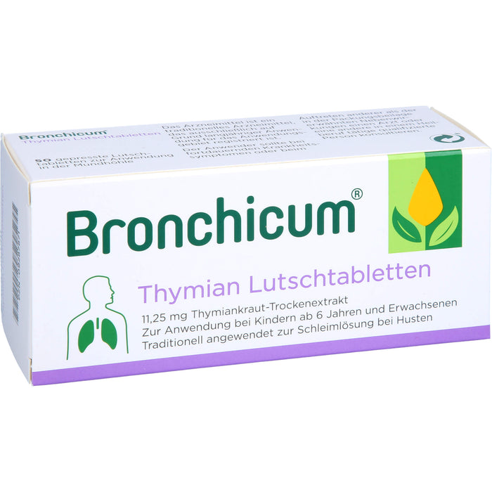 Bronchicum Thymian Lutschtabletten, 50.0 St. Tabletten