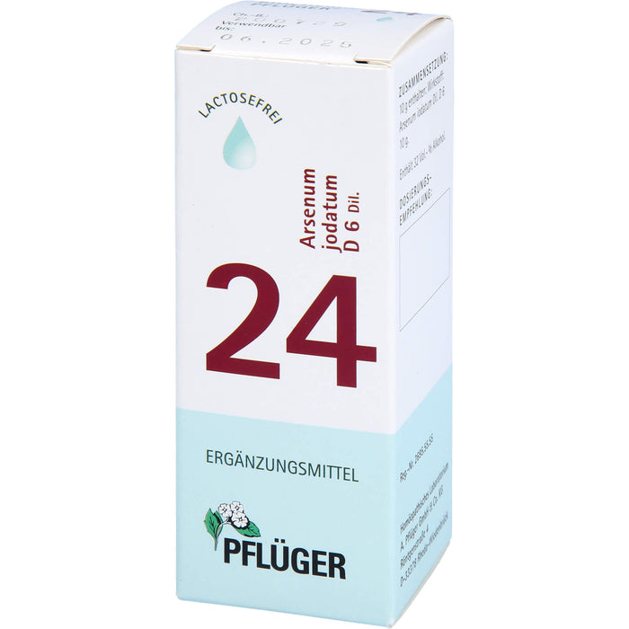 Pflüger Biochemie Nr.24 Arsenum jodatum D6 Dilution, 30 ml Solution