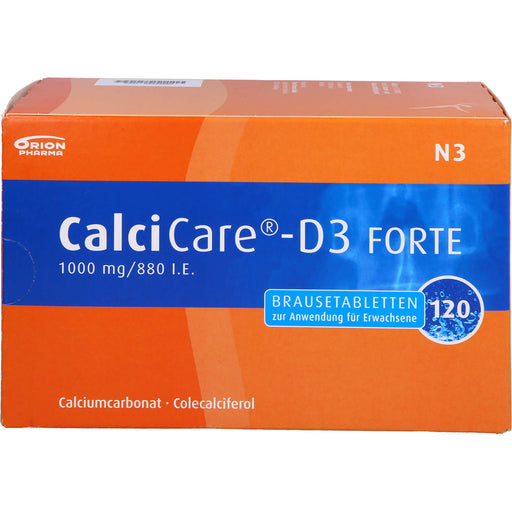 CalciCare-D3 Forte 1000 mg  / 880 I.E. Brausetabletten, 120 St. Tabletten