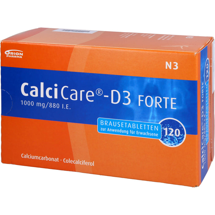 CalciCare-D3 Forte 1000 mg  / 880 I.E. Brausetabletten, 120 pc Tablettes