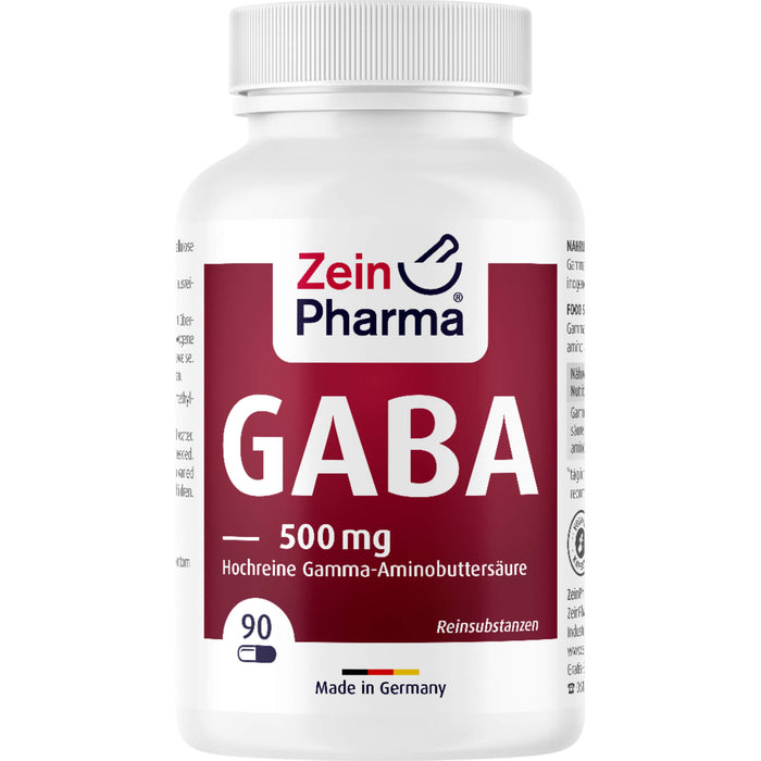 ZeinPharma GABA 500 mg Kapseln, 90 pc Capsules