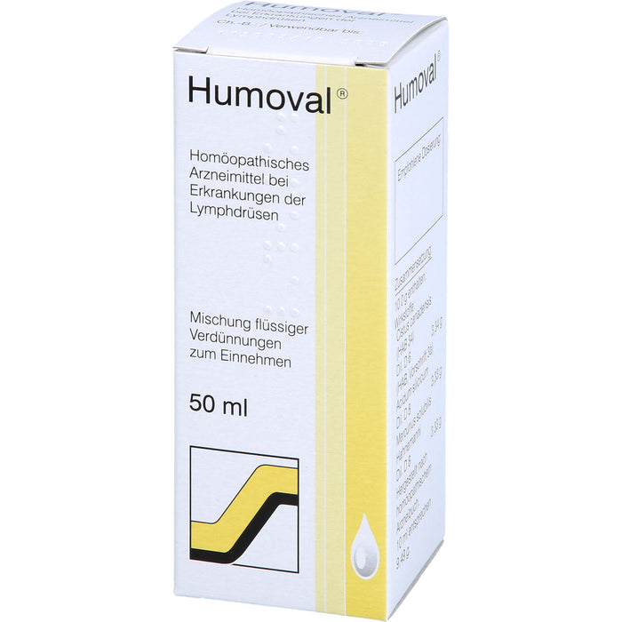 Humoval Mischung bei Erkrankungen der Lymphdrüsen, 50 ml Solution