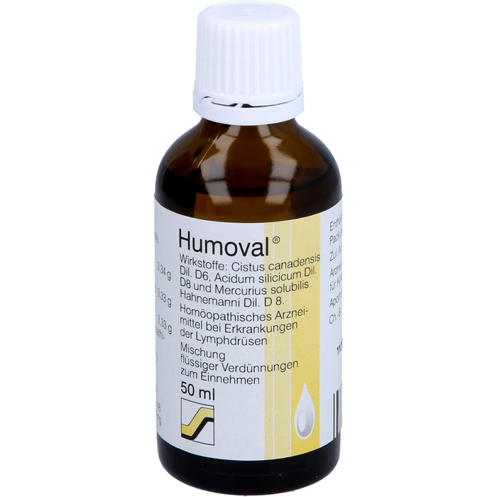 Humoval Mischung bei Erkrankungen der Lymphdrüsen, 50 ml Solution