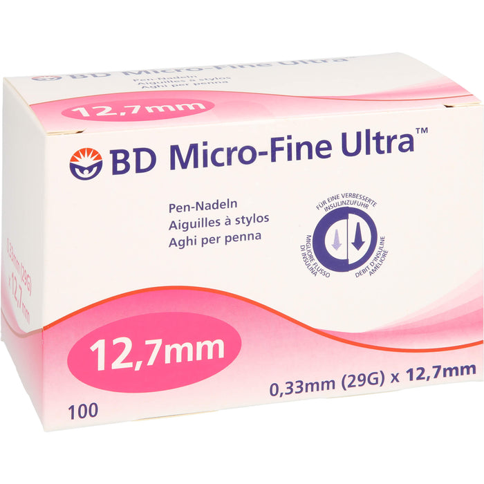 BD Micro-Fine Ultra Pen-Nadeln 0,33 x 12,7 mm, 100 St. Packung