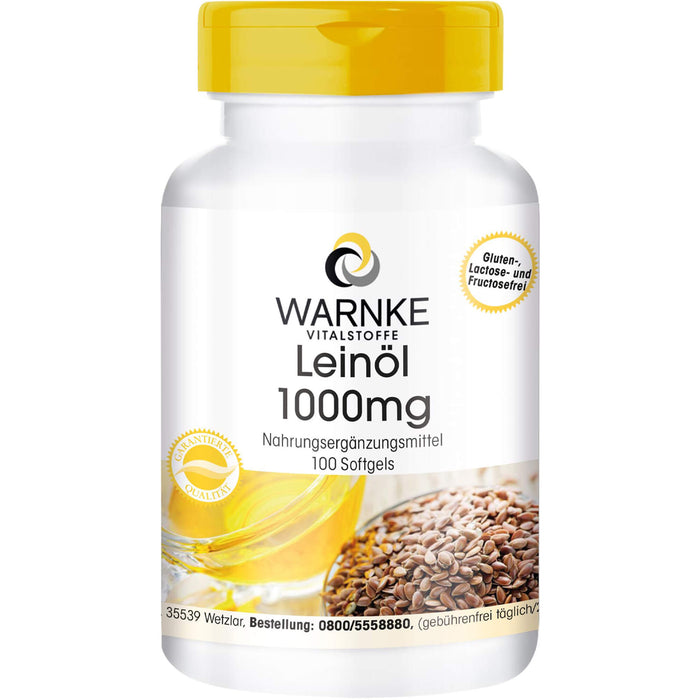 Leinöl 1000mg, 100 St 