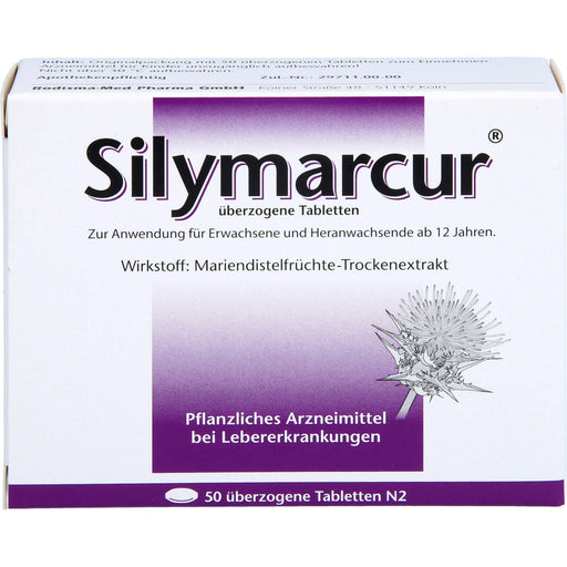 Silymarcur überzogene Tabletten, 50 St UTA