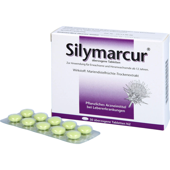 Silymarcur Tabletten bei Lebererkrankungen, 50 pc Tablettes