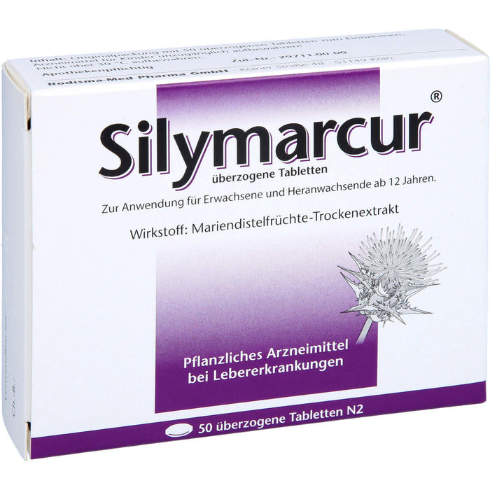 Silymarcur Tabletten bei Lebererkrankungen, 50 pc Tablettes