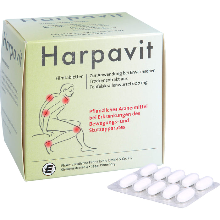 Harpavit Filmtabletten bei Erkrankungen des Bewegungs- und Stützapparates, 100 pc Tablettes