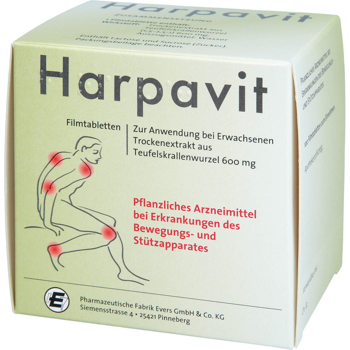 Harpavit Filmtabletten bei Erkrankungen des Bewegungs- und Stützapparates, 100 pc Tablettes