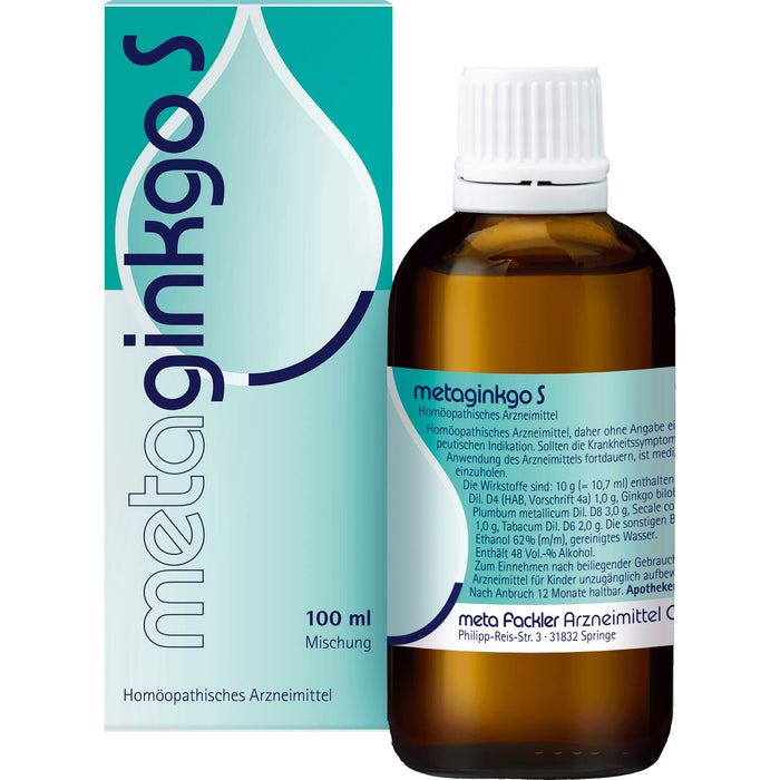 metaginkgo S, 100 ml MIS
