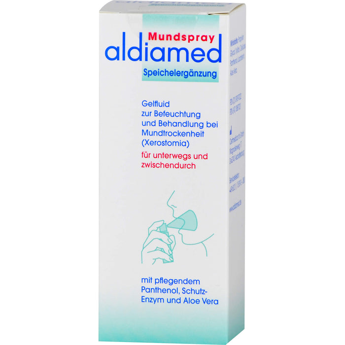 aldiamed Mundspray Gelfluid Speichelergänzung bei Mundtrockenheit, 50 ml Solution