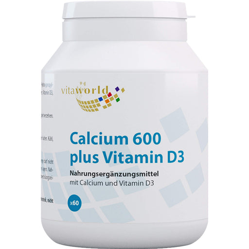 Vitaworld Calcium 600 plus Vitamin D3 Tabletten, 60 St. Tabletten