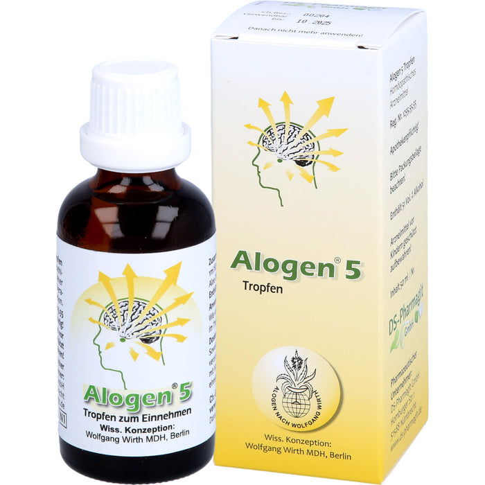 Alogen 5 Tropfen, 50 ml Solution
