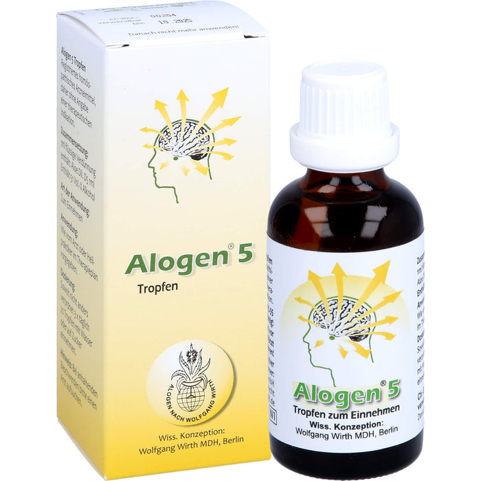 Alogen 5 Tropfen, 50 ml Solution