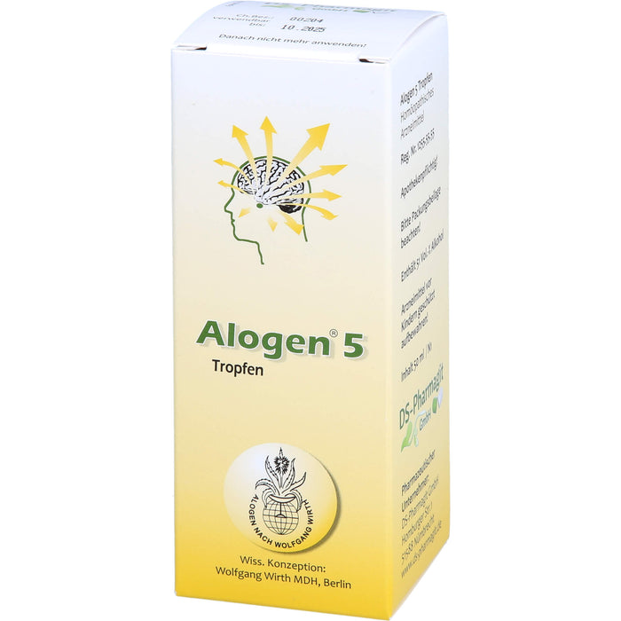 Alogen 5 Tropfen, 50 ml Solution