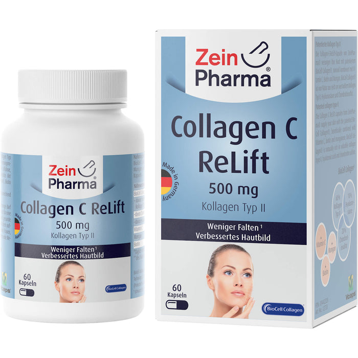ZeinPharma Collagen C ReLift 500 mg Kapseln, 60 pc Capsules