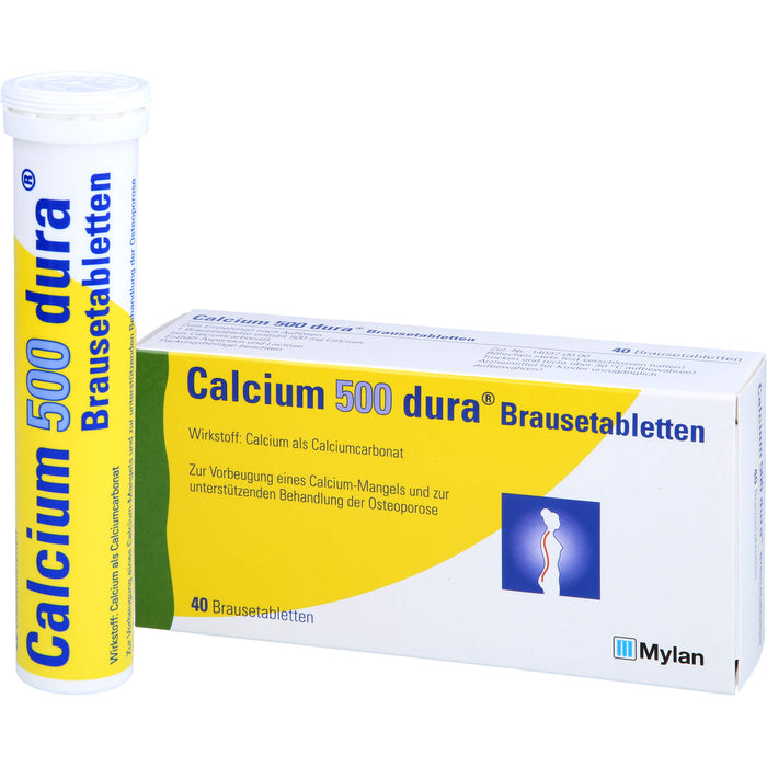 Dura Calcium 500 Brausetabletten, 40 St. Tabletten