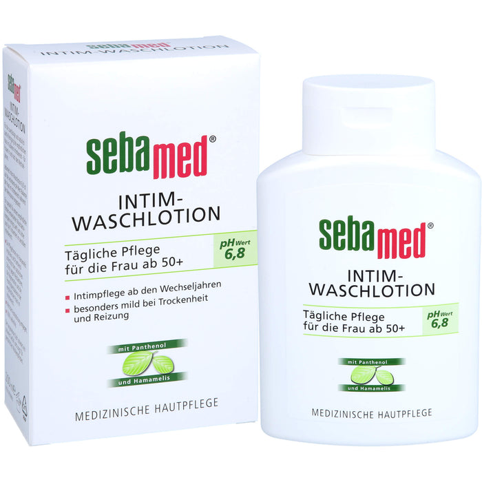 sebamed Intim-Waschlotion tägliche Pflege für die Frau ab 50+, 200 ml liquid soap